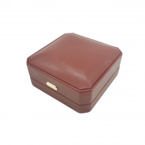 PU Leather Jewelry Box Magnetic Closure Proposal Ring Box Jewellery Gift Box For Wedding Engagement