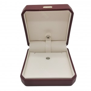 PU Leather Jewelry Box Magnetic Closure Proposal Ring Box Jewellery Gift Box For Wedding Engagement