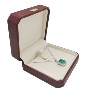 Luxury Magnetic PU Leather Jewelry Gift Box Velvet Lining for Ring