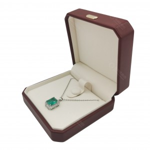 Luxury Magnetic PU Leather Jewelry Gift Box Velvet Lining for Ring