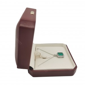 PU Leather Jewelry Box Magnetic Closure Proposal Ring Box Jewellery Gift Box For Wedding Engagement