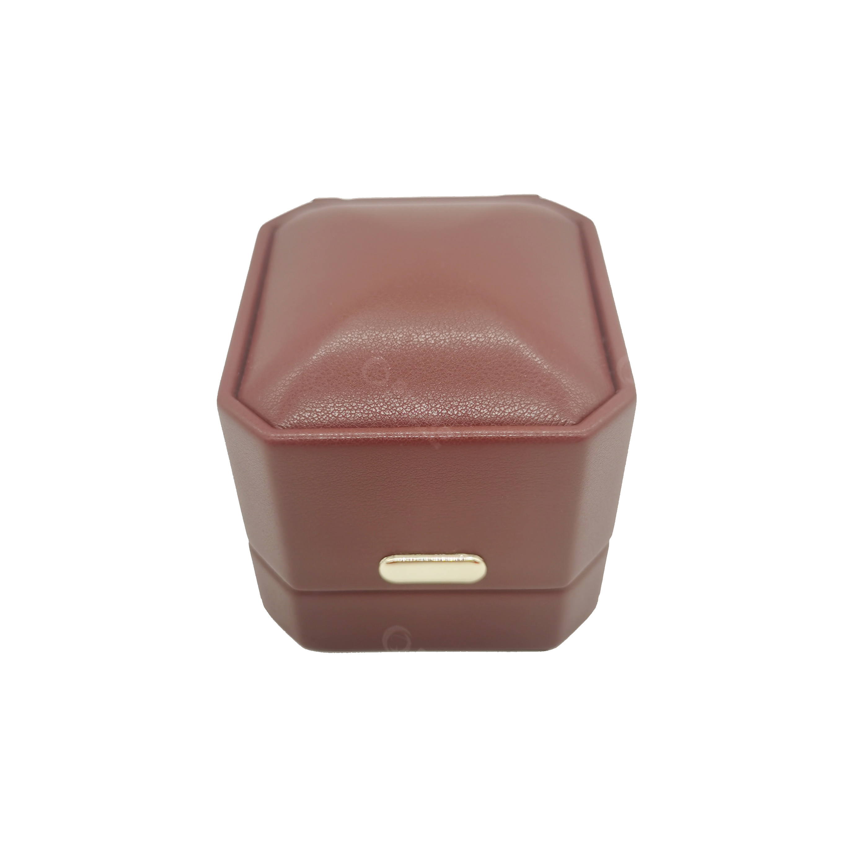 Red PU Leather Jewellery Gift Box Modern Design Jewelry Packaging Box for Ring