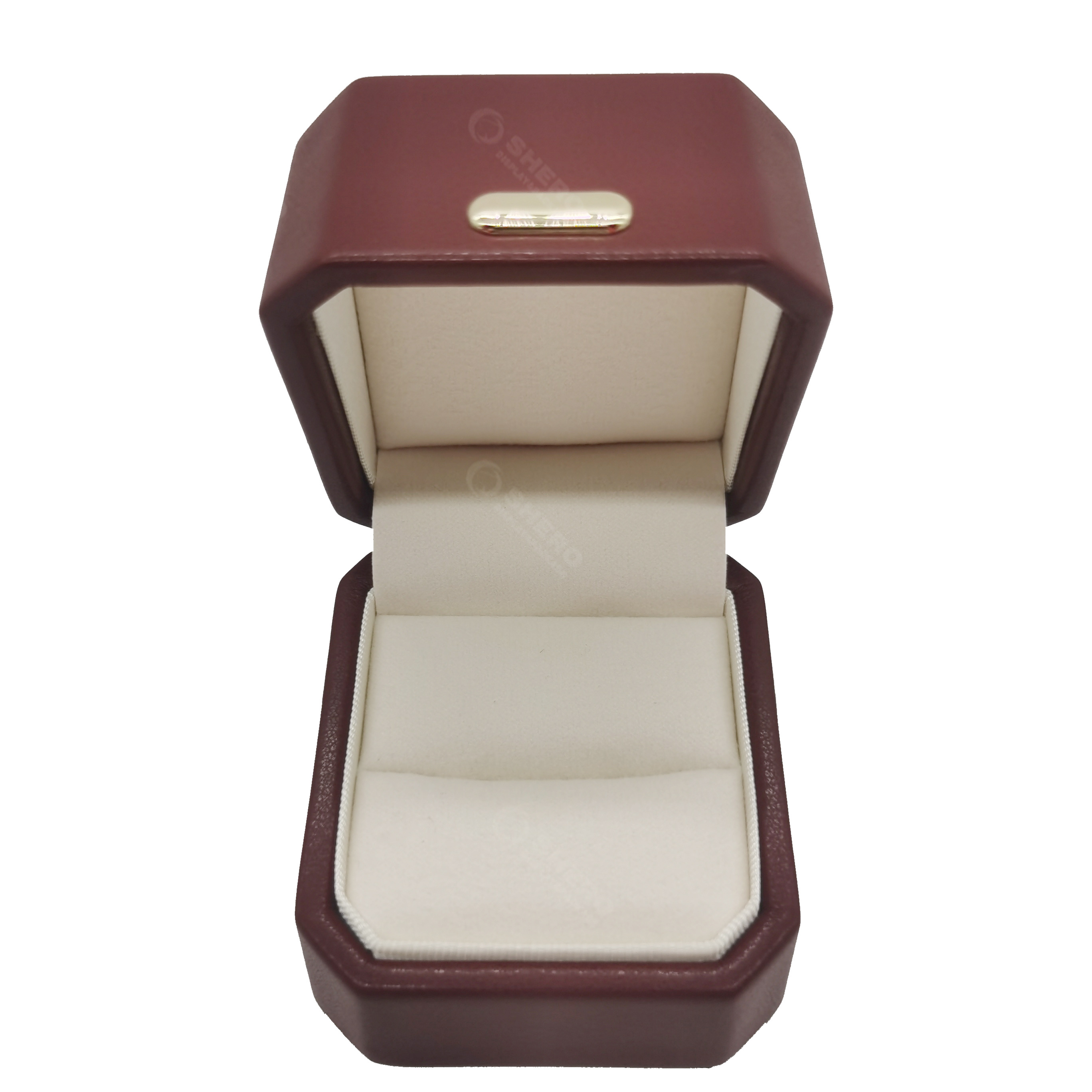 Luxury Magnetic PU Leather Jewelry Gift Box Velvet Lining for Ring