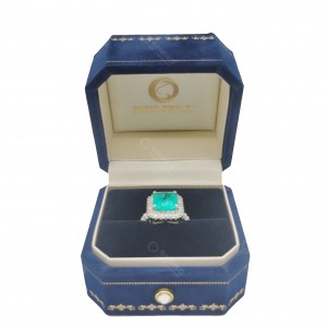 Elegant Velvet Jewellery Gift Box Travel Portable Fabric Jewelry Box For Necklaces Present