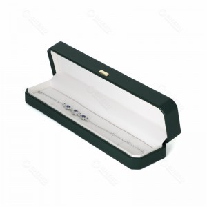 High Quality Custom PU Leather Jewelry Packing Gift Boxes Green Jewelry Boxes Sets