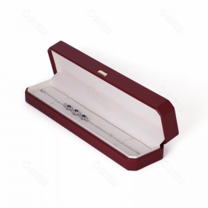 High End Custom Red Jewelry PU Box Set Design Jewelry Gift Box Packing
