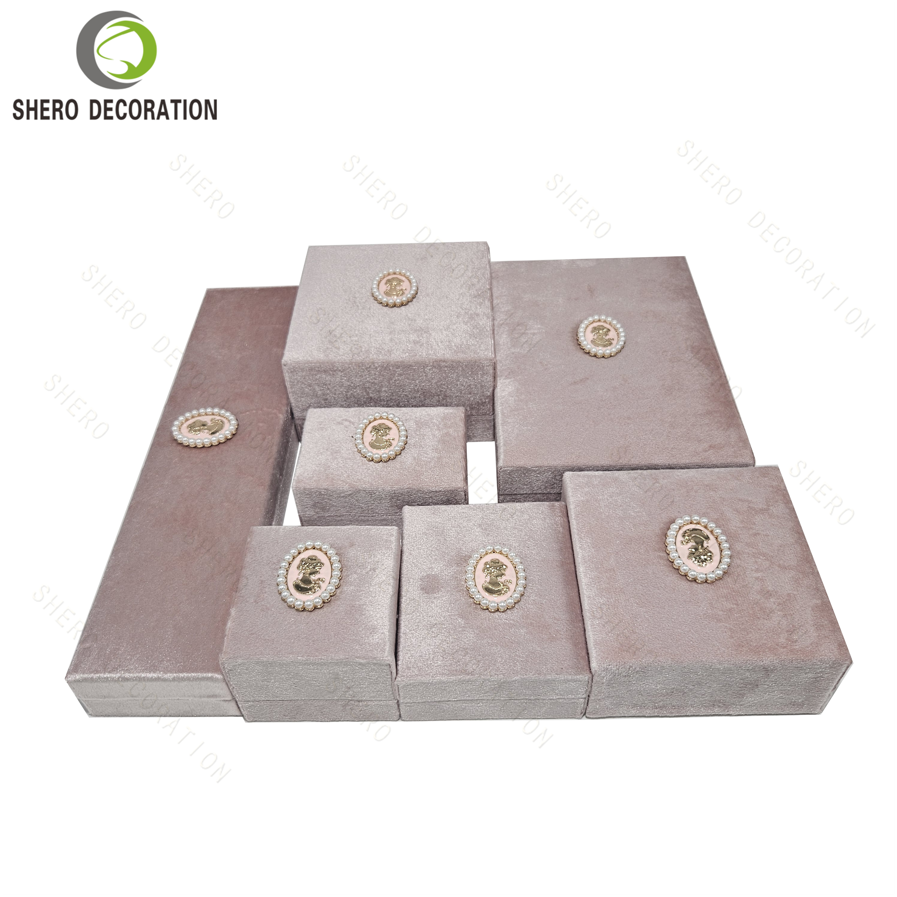 Velvet Engagement Ring Box Luxury Flocking Fabric Jewellery Box For Wedding Proposal Anniversary Gift Featured Image