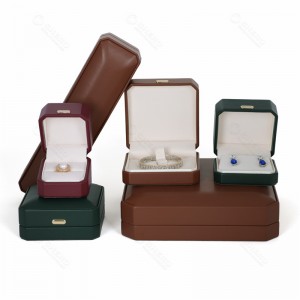 Wholesale PU Leather Jewelry Gift Package Boxes Jewellery Boxes Set for Jewelry Display