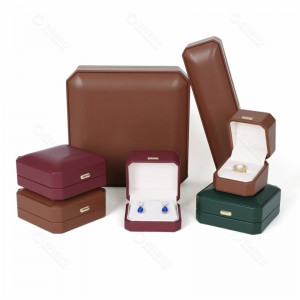 Fancy Custom Jewelry Boxes Earrings Bracelet Jewelry PU Leather Boxes for Jewelry Store