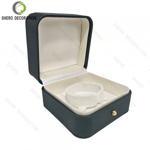 Wholesale Luxury Leather Jewelry Storage Packing Box for Rings Earrings Pendants Necklace Display Custom Logo Jewelry Gift Box
