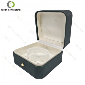 Wholesale Luxury Leather Jewelry Storage Packing Box for Rings Earrings Pendants Necklace Display Custom Logo Jewelry Gift Box