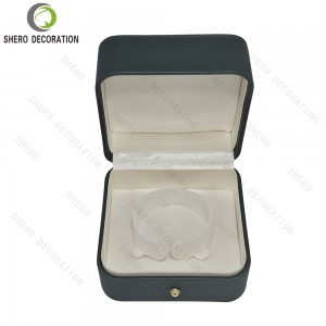 Wholesale Luxury Leather Jewelry Storage Packing Box for Rings Earrings Pendants Necklace Display Custom Logo Jewelry Gift Box