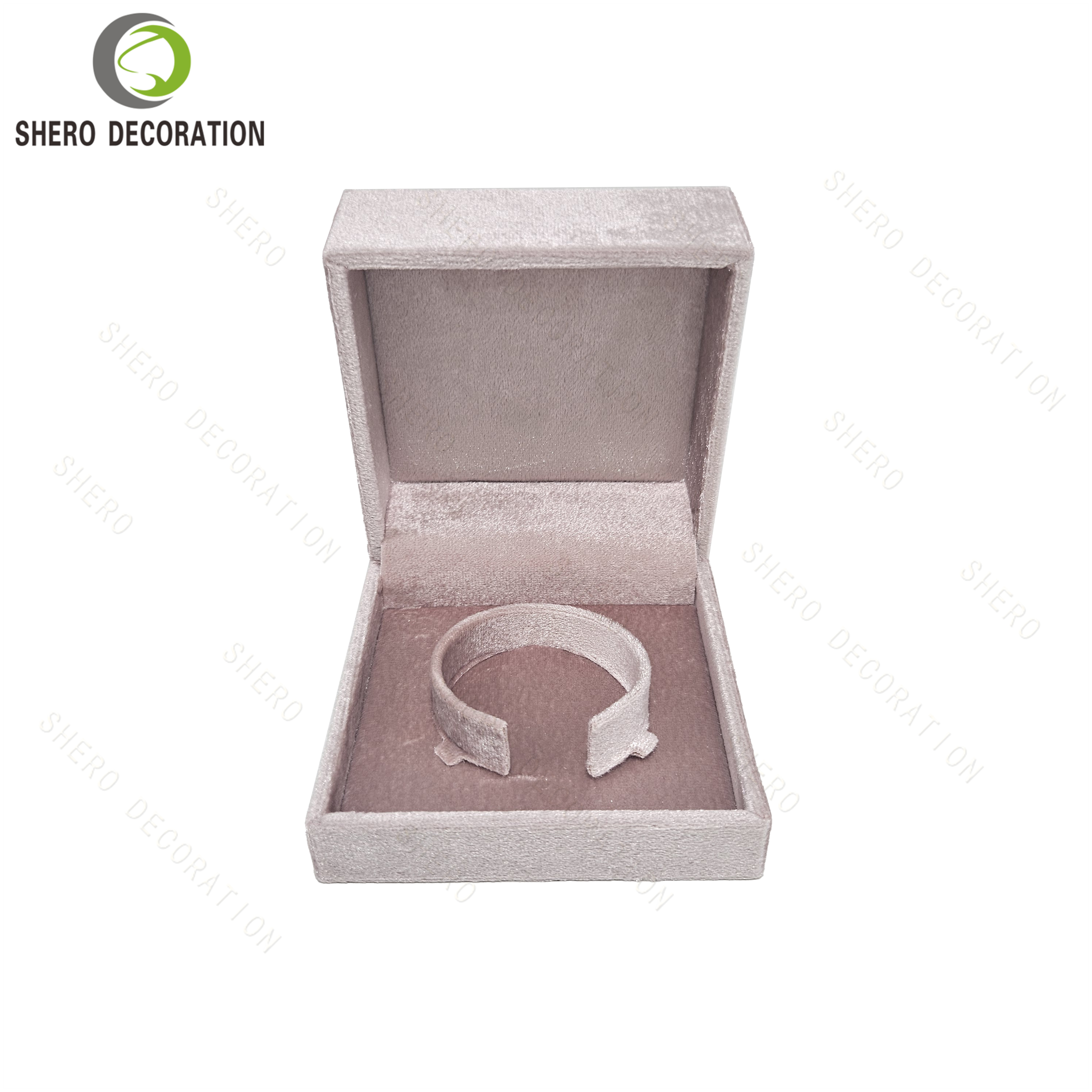 Soft Velvet Fabric Jewelry Box Portable Jewellery Organizer Box For Bracelet Rings Earrings Necklace