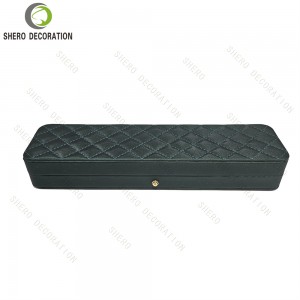 Long PU Leather Necklace Box Packing Storage Box for Chain Pendant Jewelry