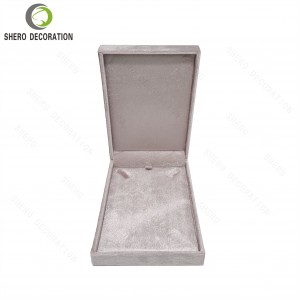 Velvet Engagement Ring Box Luxury Flocking Fabric Jewellery Box For Wedding Proposal Anniversary Gift