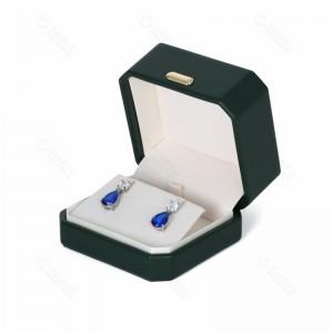 Modern Custom Green Leather Jewelry Package Boxes Luxury Gift Boxes for Jewelry Set