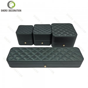Elegant PU Leather Bracelet Jewelry Gift Box Soft Interior For Jewelry Retail Packaging