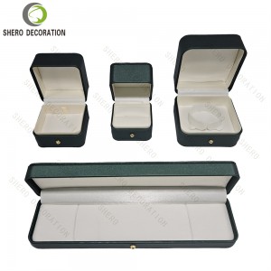 Elegant PU Leather Bracelet Jewelry Gift Box Soft Interior For Jewelry Retail Packaging