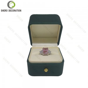 High End PU Jewelry Box Custom Logo Jewelry Packaging Box for Necklace