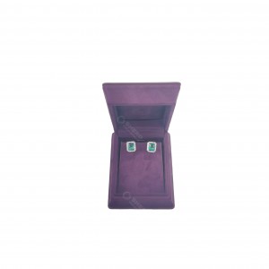 Elegant Velvet Jewellery Gift Box Soft Fabric Ring Box For Engagement Wedding Jewelry Gift Packaging Box