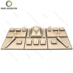 Custom logo Jewelry Store Interior Design Luxury showcase Props Display Set
