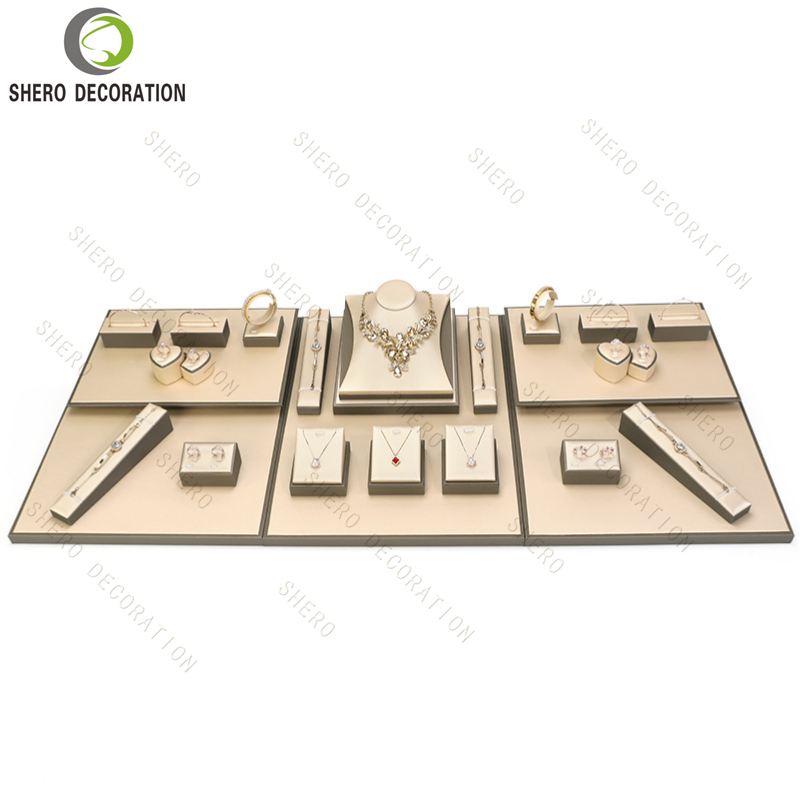Custom logo Jewelry Store Interior Design Luxury showcase Props Display Set