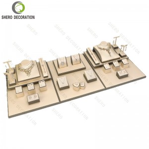 Luxury Shops Jewellery Display Stand Neck Necklace Busts Props Earring Bracelet Jewelry Display Set