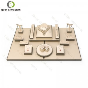 High-End Jewelry Display Stand Set Rings Necklaces Showcase Props Jewelry Counters