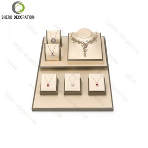 Luxury Shops Jewellery Display Stand Neck Necklace Busts Props Earring Bracelet Jewelry Display Set