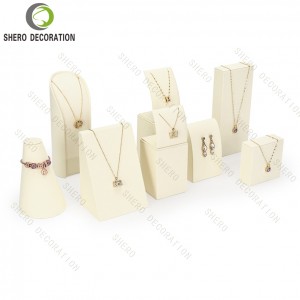 Jewelry Display Set Ring Necklace Earring Holder Bangle Stand Full Props for Jewelry Showcase