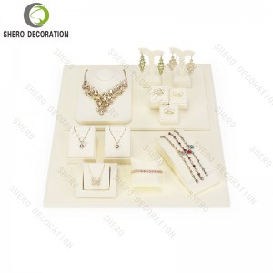 Luxury Shops Jewellery Display Stand Neck Necklace Busts Props Earring Bracelet Jewelry Display Set