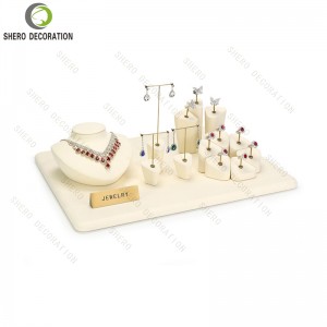 Premium Metal Jewelry Display Stand for Necklace, Earring Bracelet Showcase jewelry stand display set
