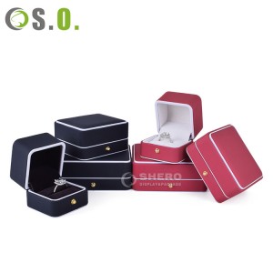 Shero High End Pu Leather Pendant Ring Boxes Factory Pu Leather Jewelry Box For Gift