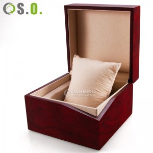 Custom logo 6 12 24 slots luxury pu leather gift packaging watch storage box black single watch case band strap display box