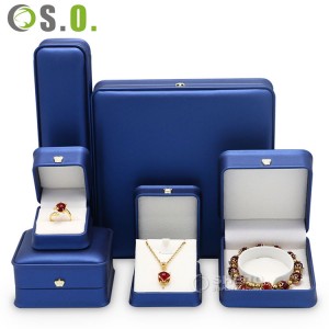 Wholesale PU Jewellery Packaging Jewelry Package Luxury Ring Bracelet Necklace Earrings Packaging Box Custom Jewelry Packaging