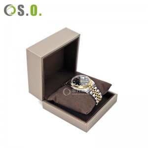 High Quality  Jewelry Bracelet Watch Box Set Leatherette Paper Outside Microfiber Inner Boxes For Watch