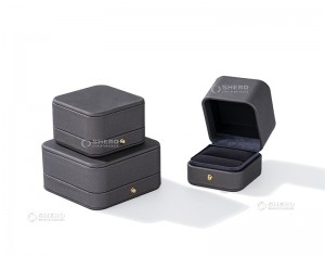 silk inside wholesale high end gold luxury custom logo Leather jewellery boxes packaging necklace earring jewelry box