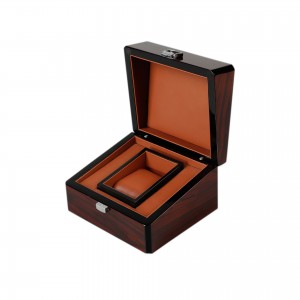 Wholesale Custom Logo Luxury 10 Slots Large Wooden Pocket Watch Storage Box Lock Wood Velvet Glass Watch Boxes Display Gift Case