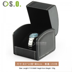 Custom Logo PU leather Luxury Wrist Watch Gift Box Packaging Boxes Watch Box for Watches