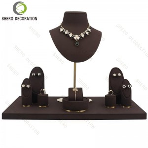 Jewelry Stand Display Props Bust Holder for Ring Earrings Set Comprehensive Jewellery Display Stands Sets