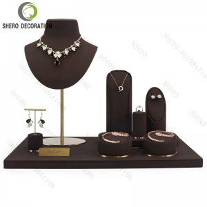 Jewelry Stand Display Props Bust Holder for Ring Earrings Set Comprehensive Jewellery Display Stands Sets