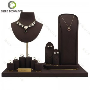 Jewelry Stand Display Props Bust Holder for Ring Earrings Set Comprehensive Jewellery Display Stands Sets