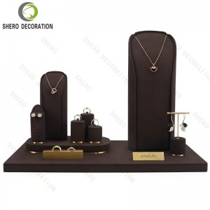 Jewelry Stand Display Props Bust Holder for Ring Earrings Set Comprehensive Jewellery Display Stands Sets