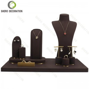 Jewelry Stand Display Props Bust Holder for Ring Earrings Set Comprehensive Jewellery Display Stands Sets