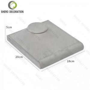 Velvet Jewelry Display Set for Retail Store Necklace Bust T Bar Earring Ring Hexagon Box Bracelet Pillow Wholesale