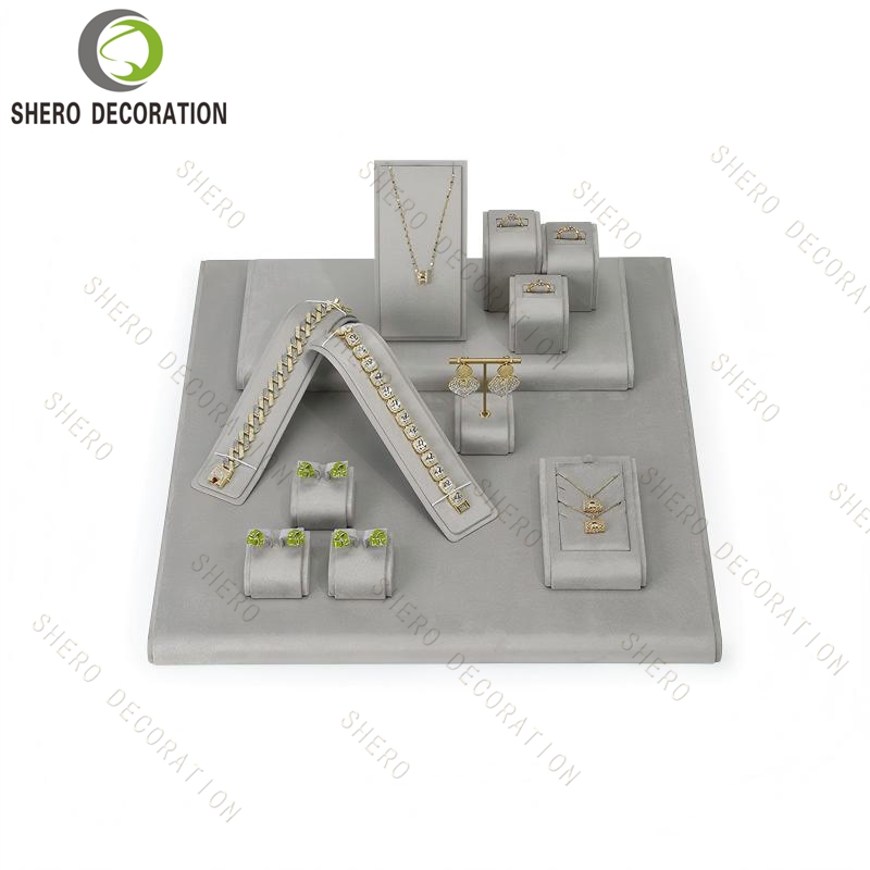 Jewelry Stand Display Props Bust Holder for Ring Earrings Set Comprehensive Jewellery Display Stands Sets