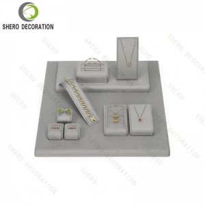 Luxury Earring Ring Holder Necklace Bracelet Display Bust Stand Mannequin Jewelry Display Set