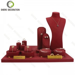 Jewellery Display Stand Holder Custom DIY Bracelet Necklace Ring Earring Holder Packaging Jewelry Display Stand Set