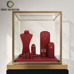 Jewellery Display Stand Holder Custom DIY Bracelet Necklace Ring Earring Holder Packaging Jewelry Display Stand Set