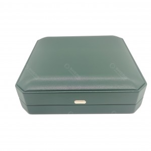 Elegant Rounded Corner PU Leather Box Soft Interior Jewelry Packaging Box